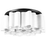Потолочные 802097 (NUBI-X9A) Люстра NUBI 9х40W E27 ЧЕРНЫЙ МАТОВЫЙ/БЕЛЫЙ (в комплекте), доставка по Казахстану 