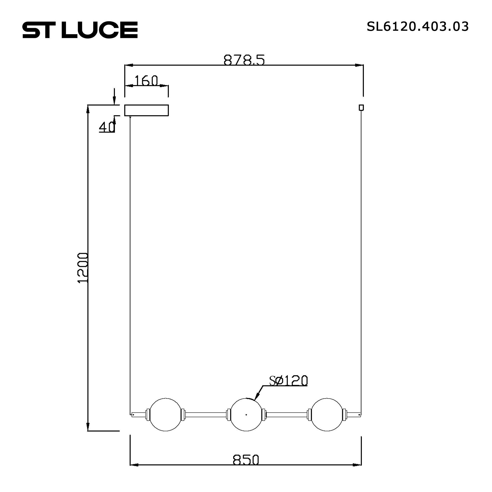 Картинка SL6120.403.03 Светильник подвесной ST-Luce PEEK