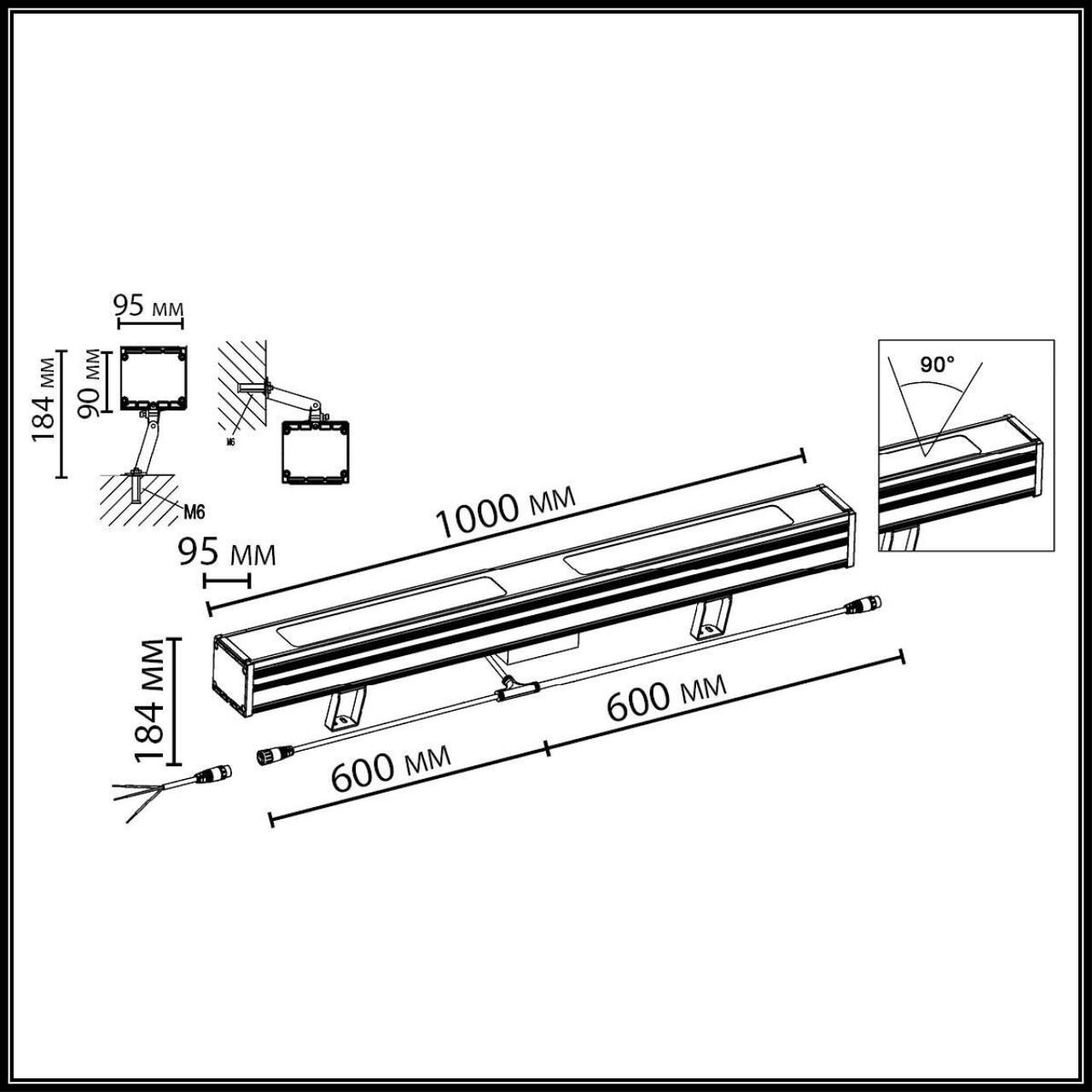 Картинка 7186/80FL Odeon Light  Напольный переносной светильник WATERFALL