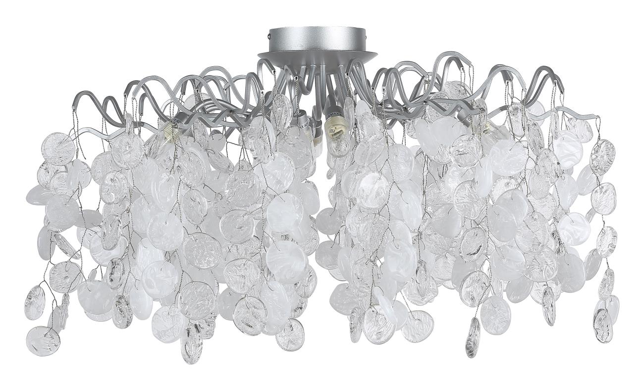 Потолочные Светильник потолочный Crystal Lux TENERIFE PL8 SILVER Crystal Lux 3181/108, доставка по Казахстану 