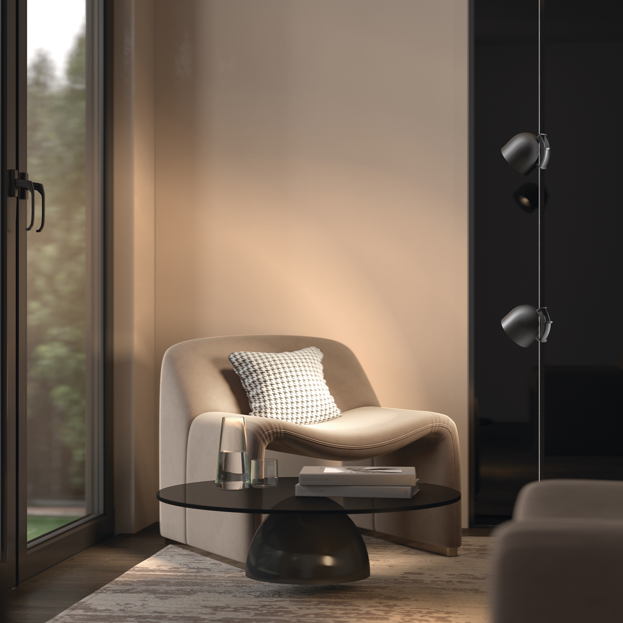 Дополнительная картинка Потолочный светильник Technical TR124B-12W3K-M-B