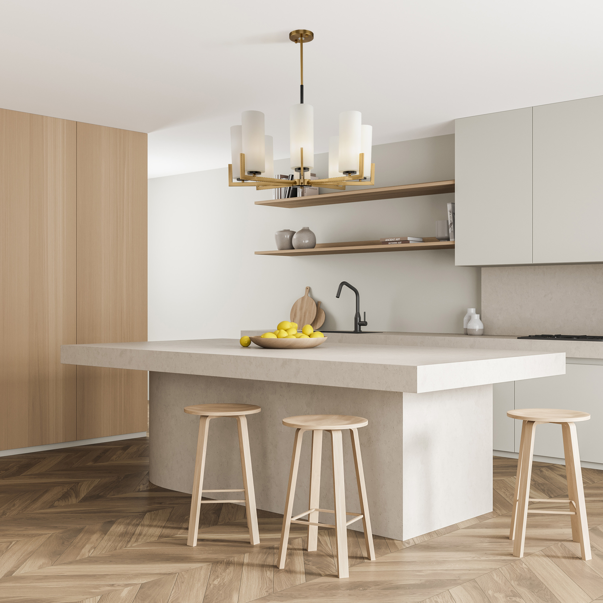 Дополнительная картинка Подвесная люстра Maytoni Fortano MOD089PL-08BS