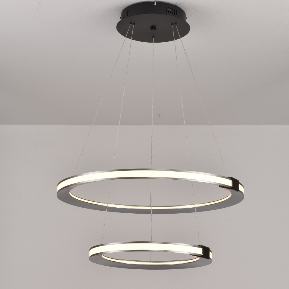 Картинка Светильник подвесной iLEDEX Vision 9225-6+4SD GR+BK