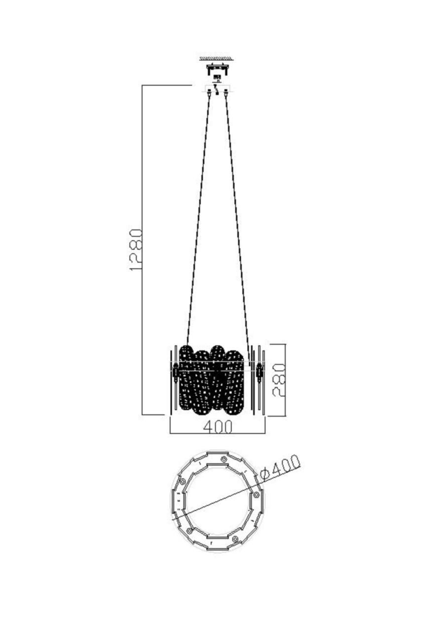 Дополнительная картинка Подвесной светильник Freya FR5141PL-05BS