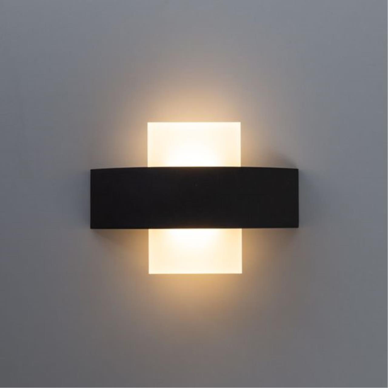 Уличный настенный светодиодный светильник Arte Lamp Croce A1444AP-1BK — фото 17