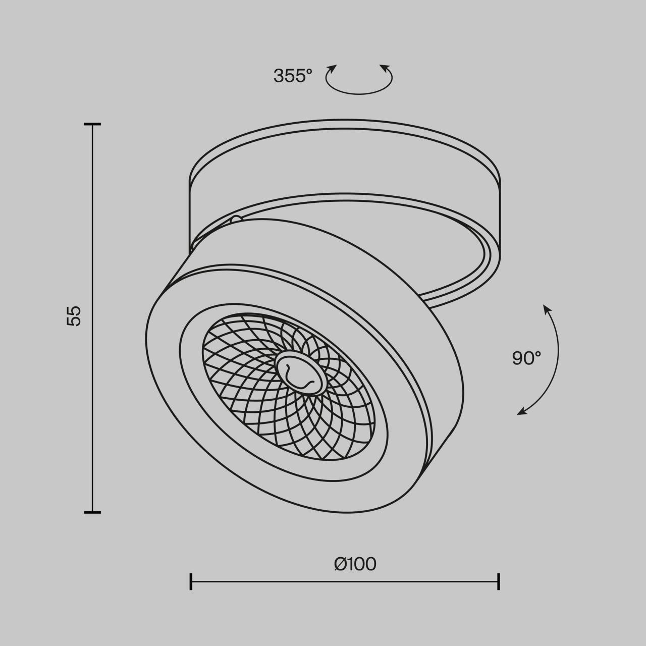 Дополнительная картинка Светодиодный спот Maytoni Alivar C022CL-L12B4K