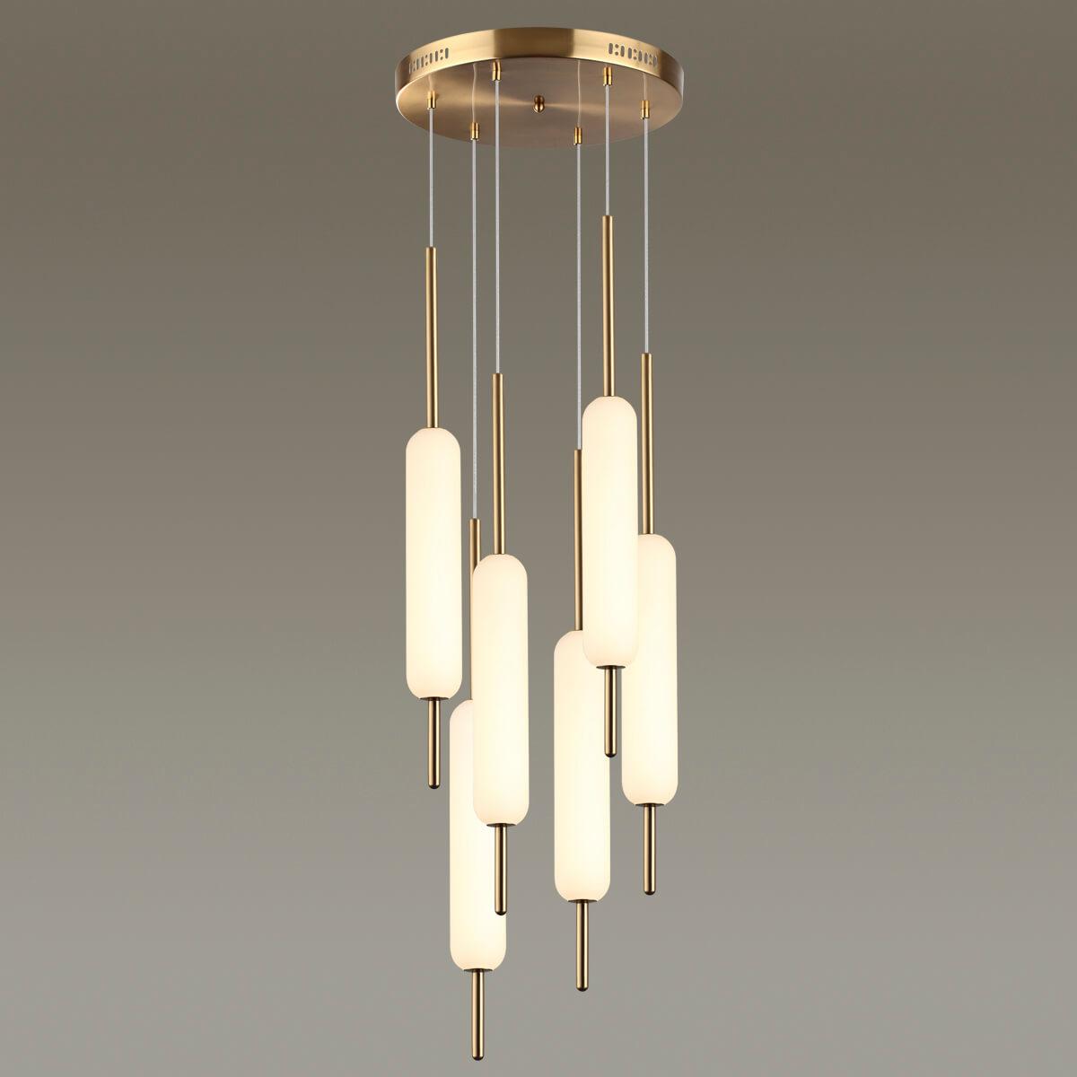 Подвесной светодиодный светильник Odeon Light Pendant Reeds 4794/72L — фото 4