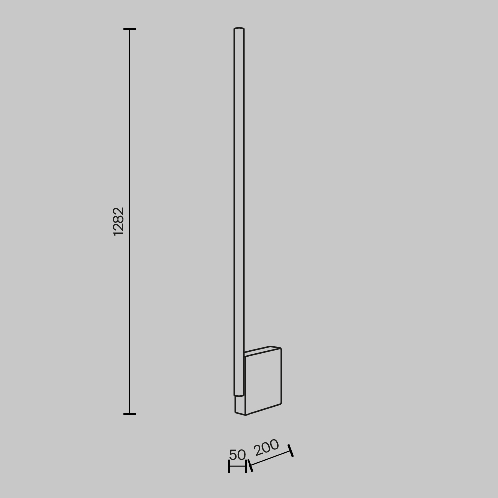 Дополнительная картинка Напольный светильник (торшер) Maytoni MOD277FL-L24GR3K