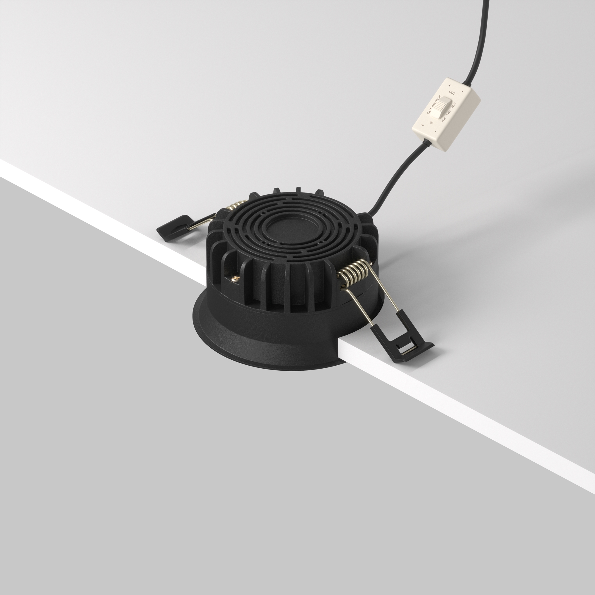 Картинка Встраиваемый светильник Technical DL055-8W3-4-6K-B