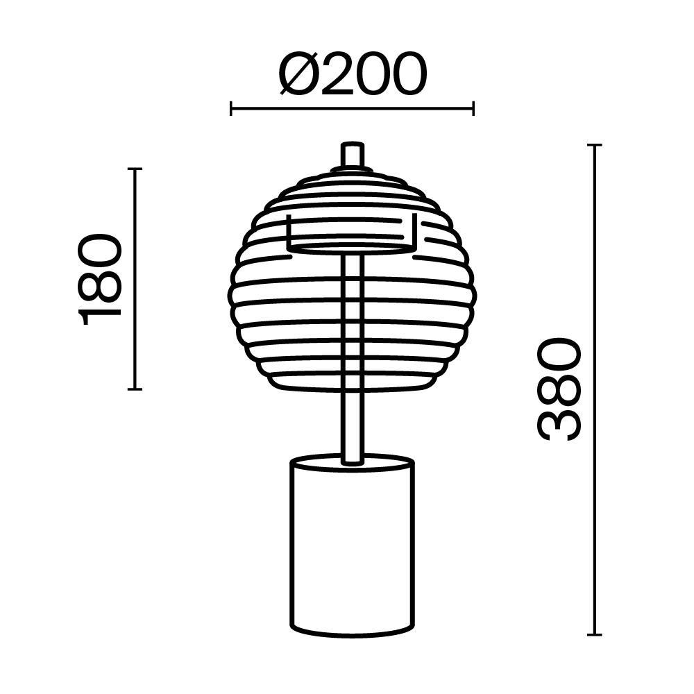 Дополнительная картинка Настольный светильник Maytoni P060TL-L12BK