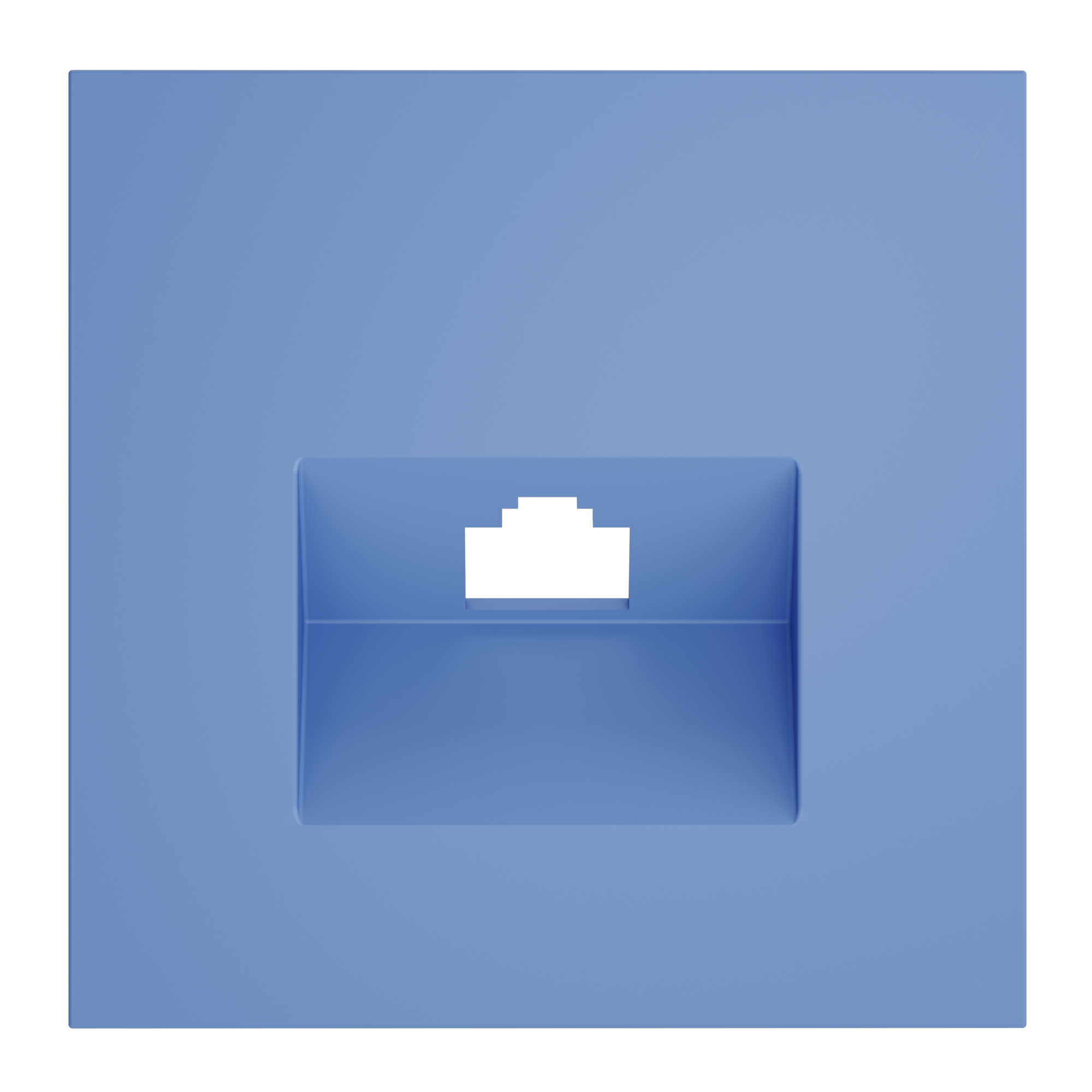 Накладка для розетки компьютерной RJ45 кат.6, S70 (деним)