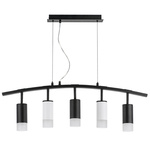 lr7353733621 люстра rullo 5х50w gu10 черный - белый  571735 - 214437-3 - 214436-2 - 202431-5, доставка по Казахстану 