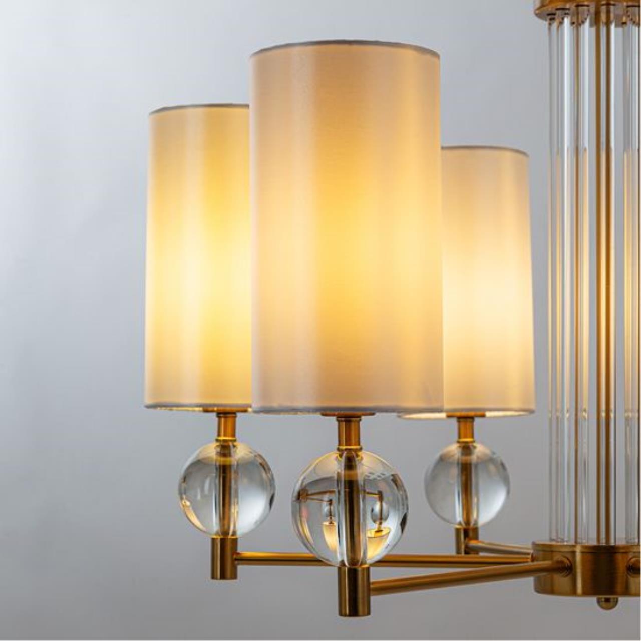 Дополнительная картинка Подвесная люстра Arte Lamp MATAR A4027LM-6PB