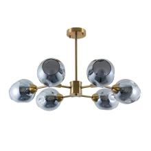 купить Потолочная люстра Arte Lamp Yuka Smoky A7759PL-6PB в Алматы, svet.kz, доставка по Казахстану 