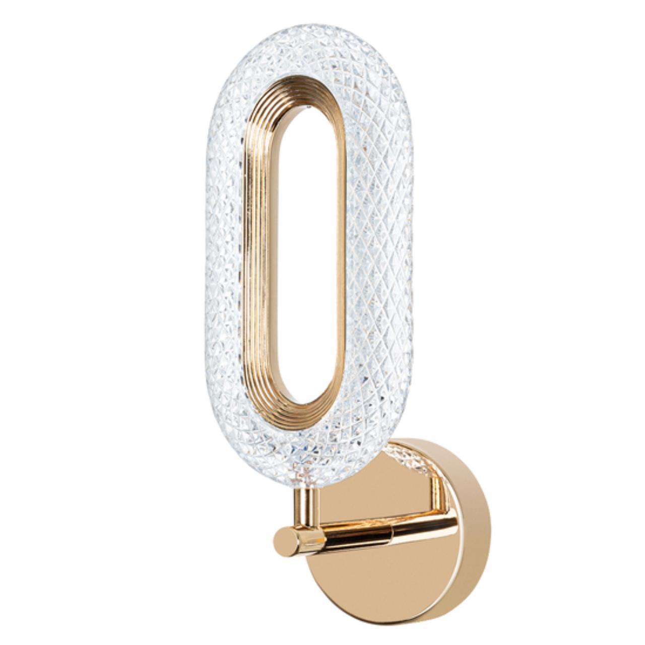 Картинка Настенный светильник Arte Lamp OVALE A2489AP-1GO