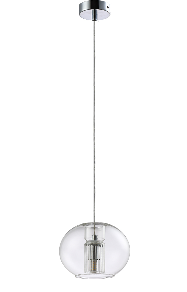 Светильник подвесной Crystal Lux BELEZA SP1 E CHROME Crystal Lux 0232/201 — фото 4