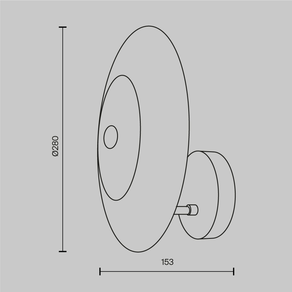 Дополнительная картинка Бра Maytoni MOD007WL-01G