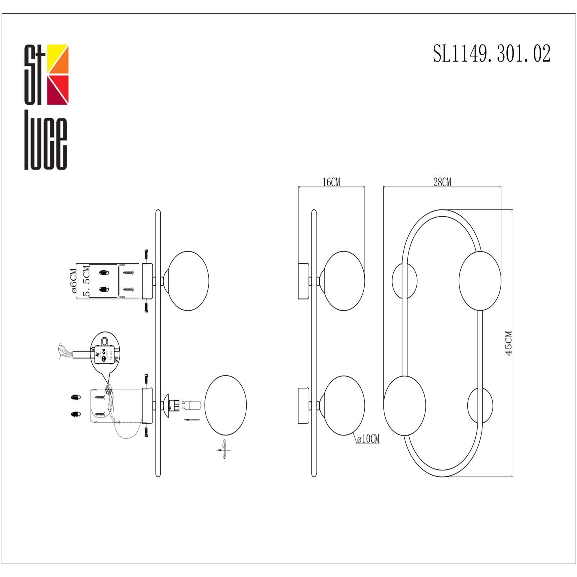 Дополнительная картинка Бра ST Luce Vera SL1149.301.02