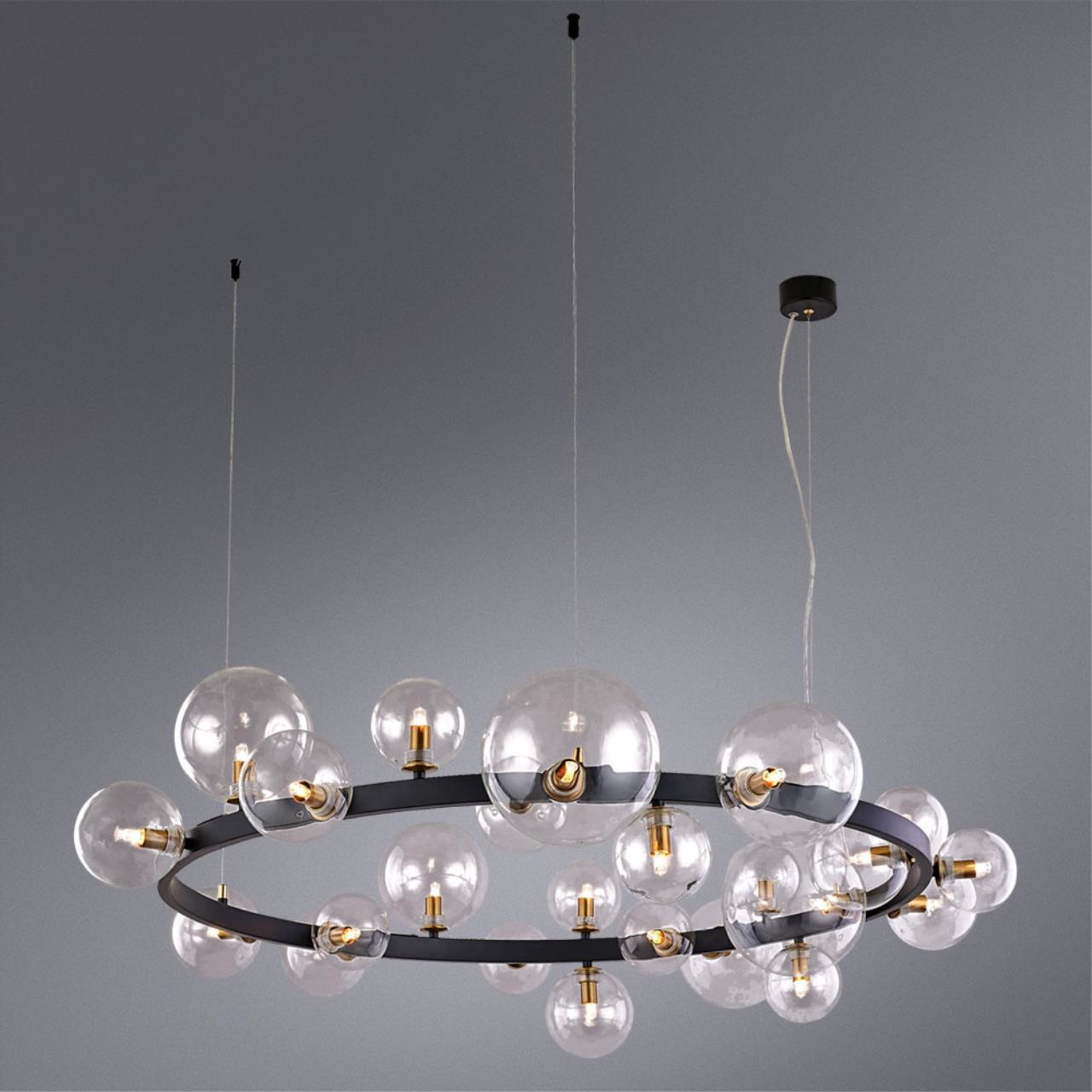 Картинка Подвесной светильник Arte Lamp Vincent A7790SP-24BK