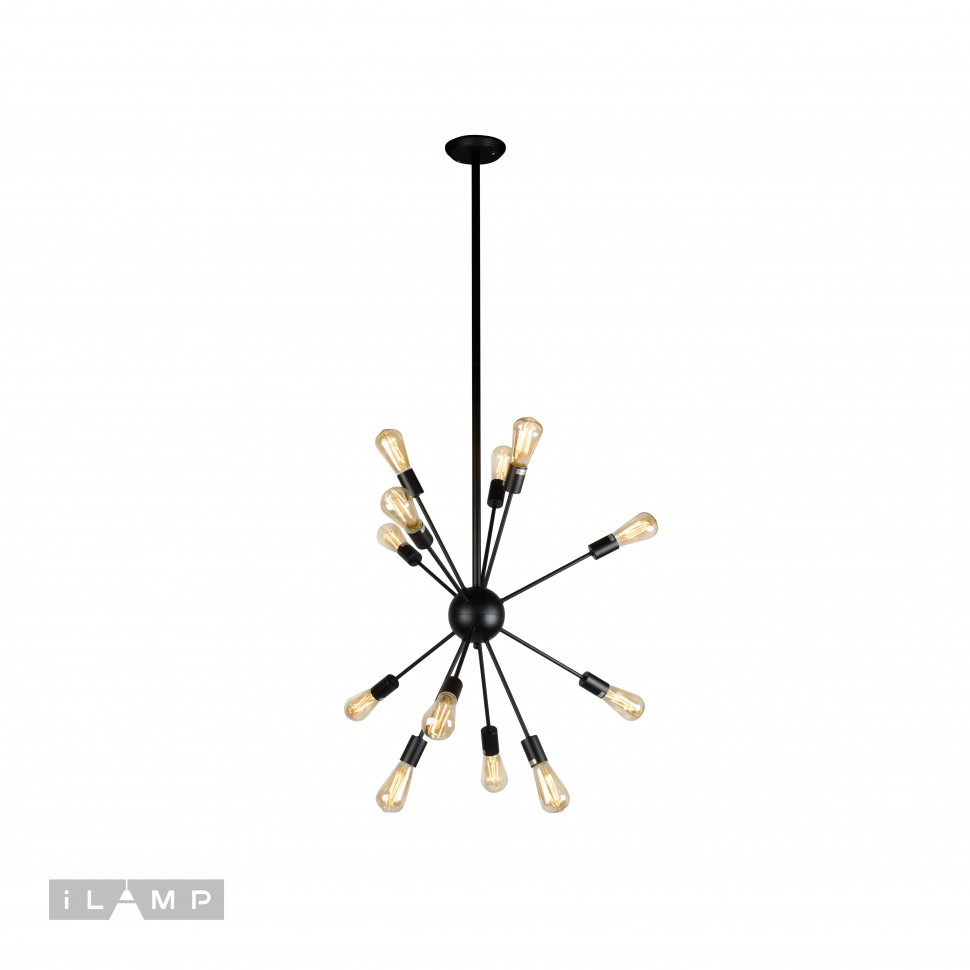 Картинка Подвесная люстра iLamp Twins Loft 209-12B