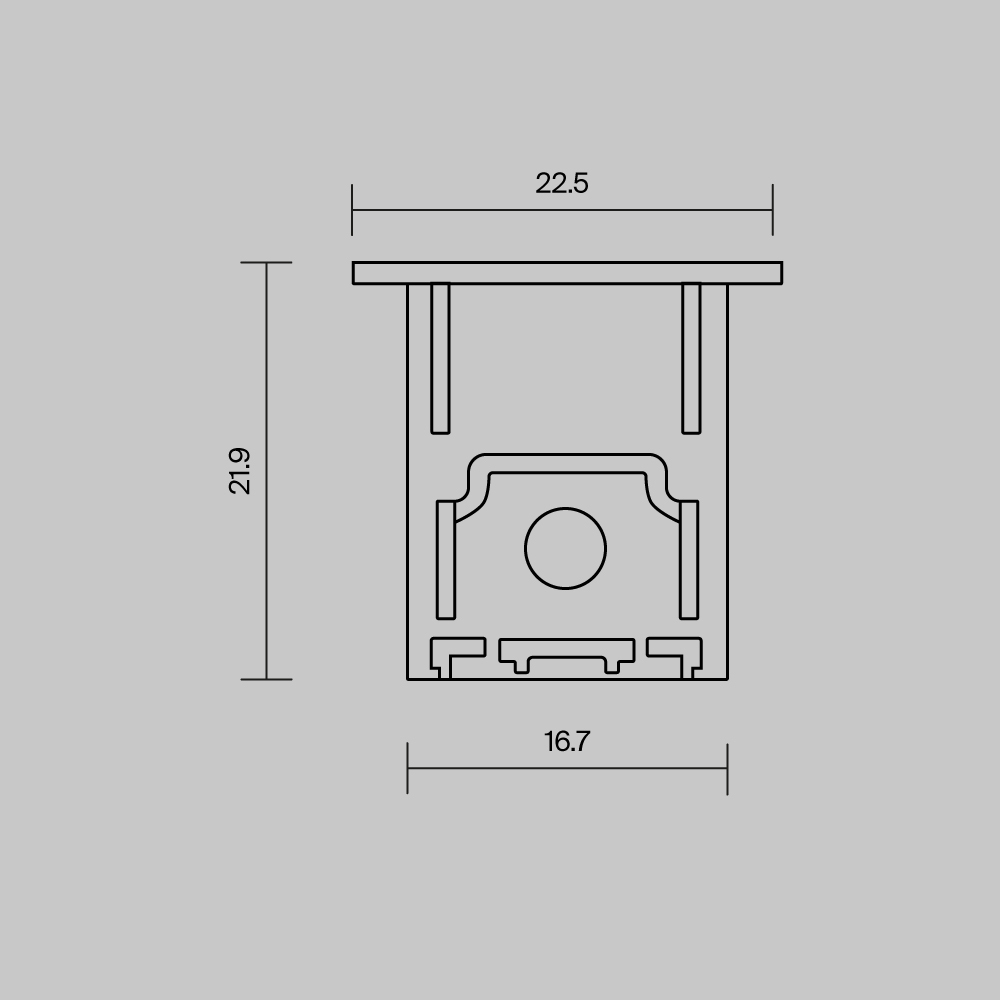 Картинка Комплектующие для профиля Led Strip 642051