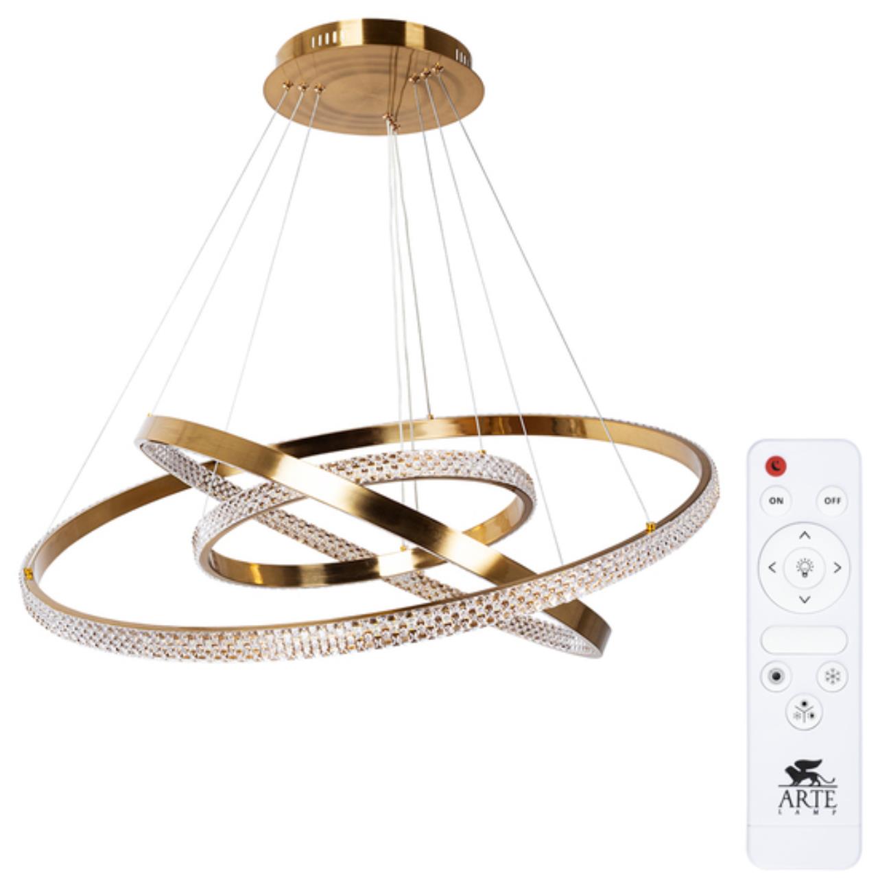 Подвесная светодиодная люстра Arte Lamp Orione A2182SP-160PB — фото 8