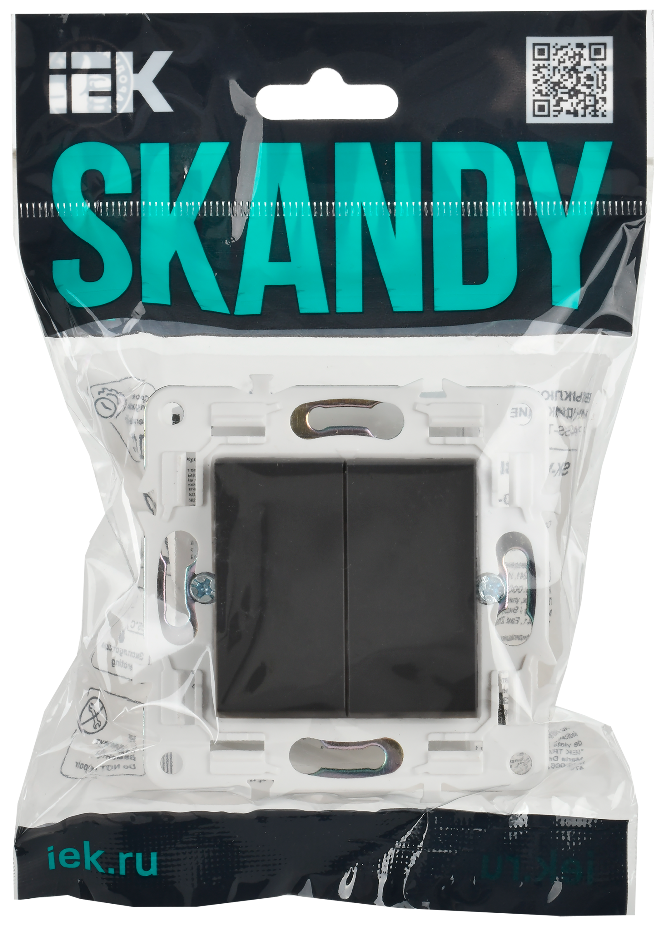 SKANDY Выключ. 2-кл. 10А SK-V04G граф. IEK — фото 4