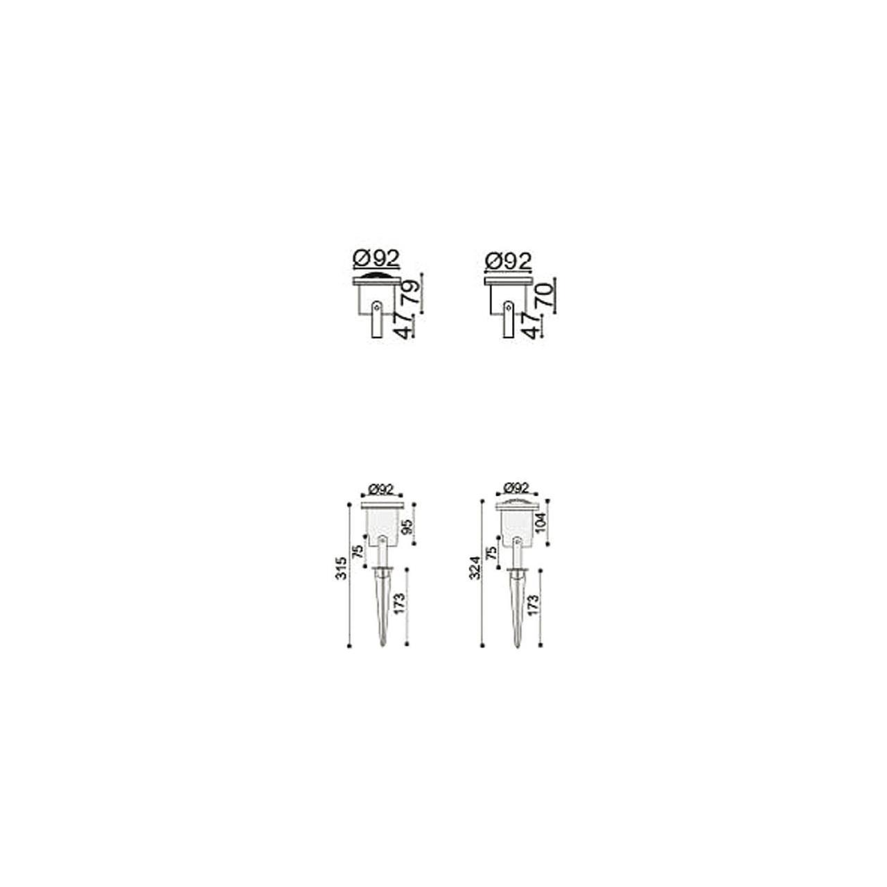 Дополнительная картинка Уличный светильник Favourite Relief 1832-1W