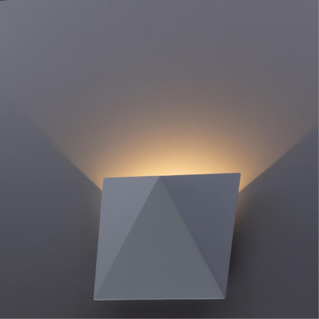 Картинка Настенный светодиодный светильник Arte Lamp Busta A1609AP-1WH
