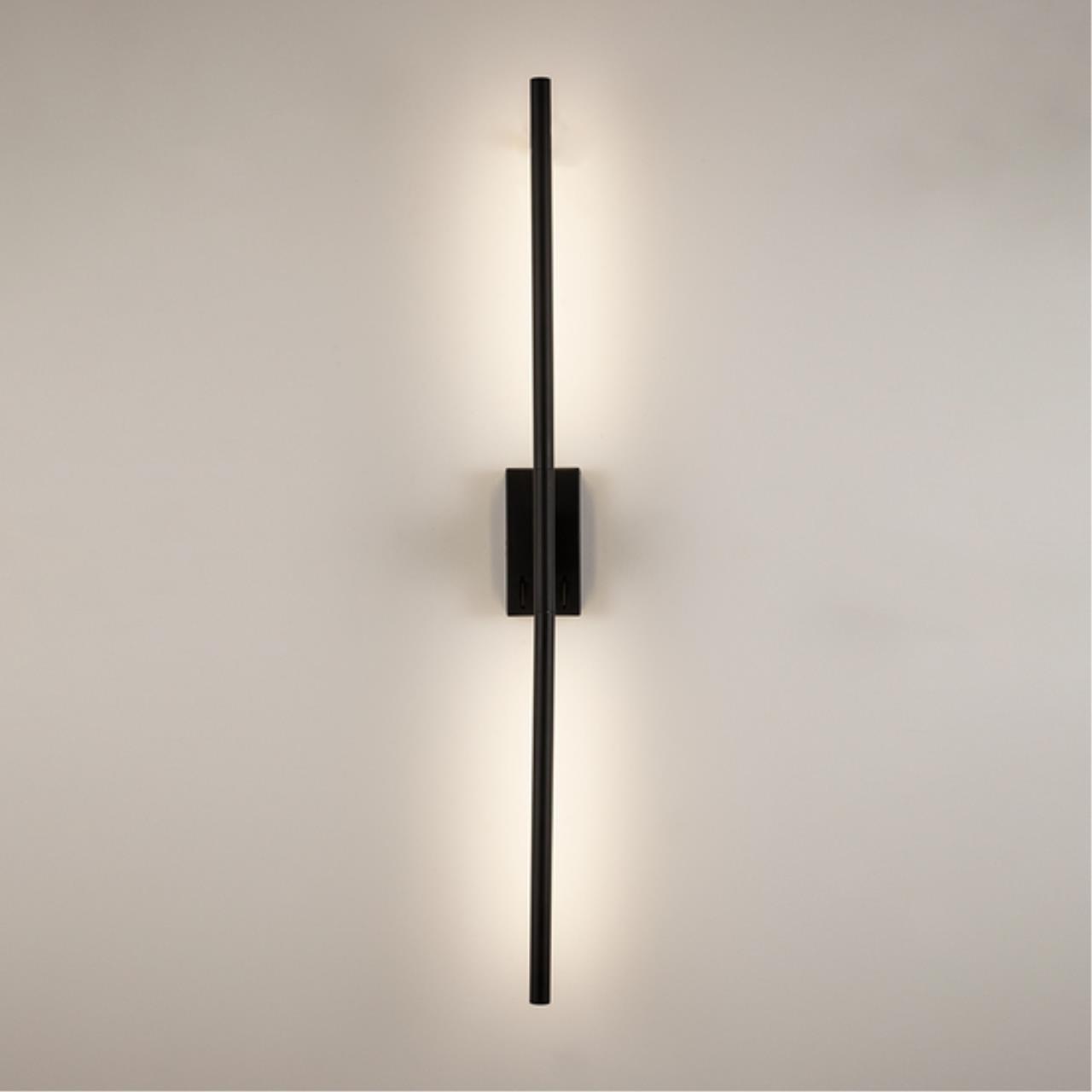Дополнительная картинка Настенный светильник Arte Lamp LINES A2029AP-1BK