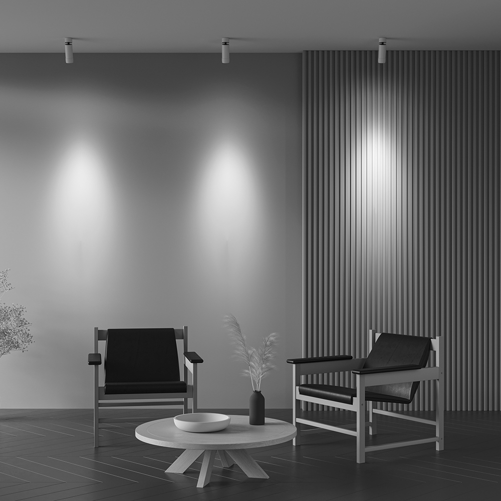 Дополнительная картинка Потолочный светильник Technical C055CL-L12W3K-Z-W