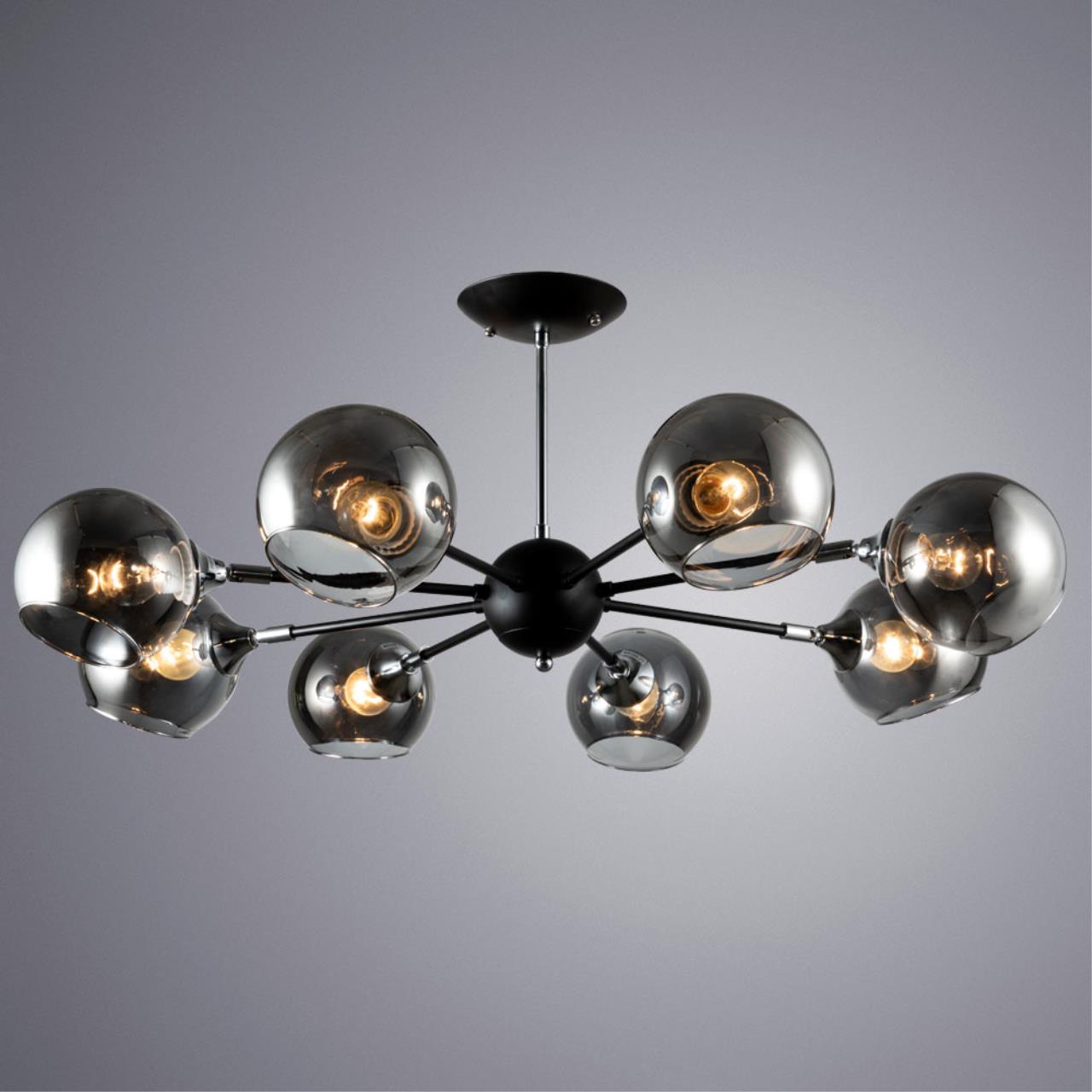 Дополнительная картинка Потолочная люстра Arte Lamp Lagos A2708PL-8BK