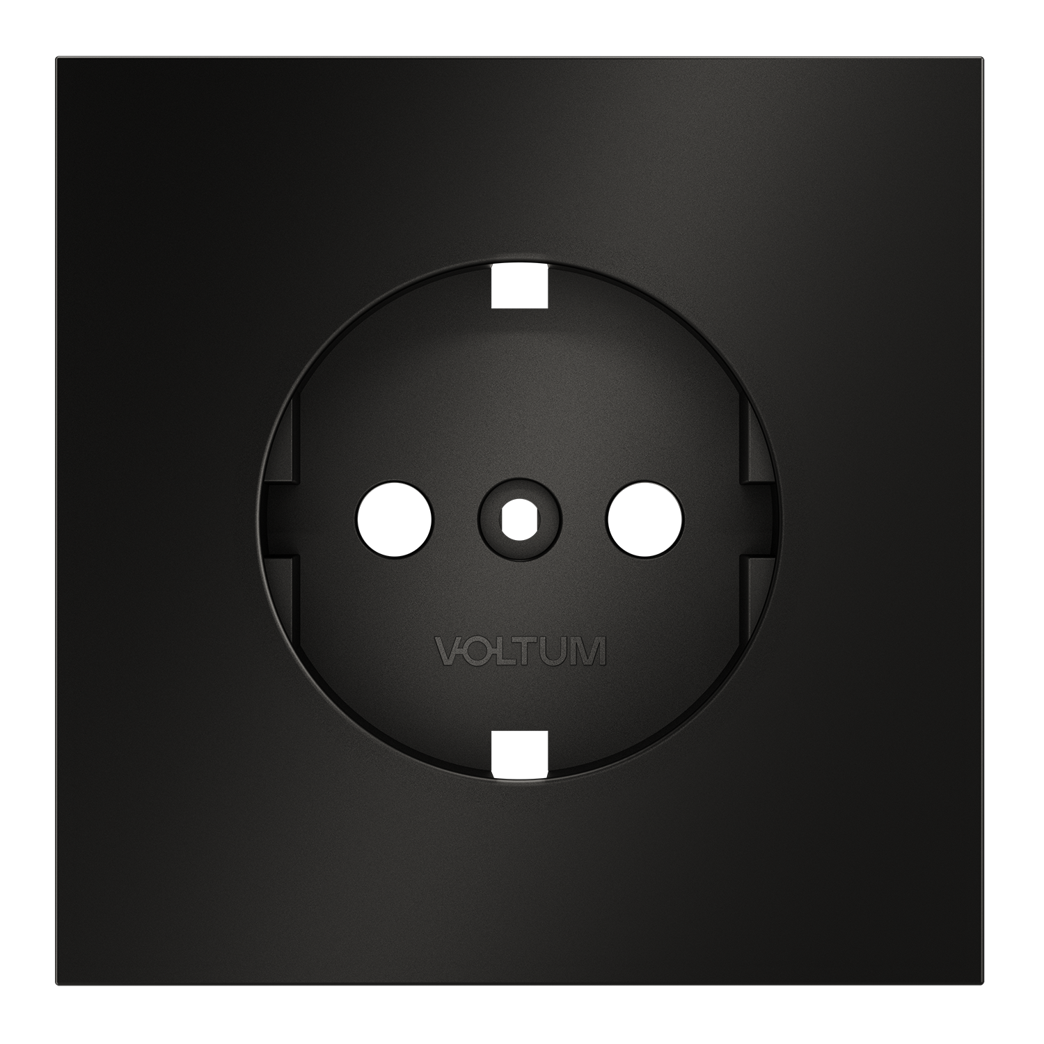 Картинка Накладка для розетки с заземлением, S70 Metal (антрацит)