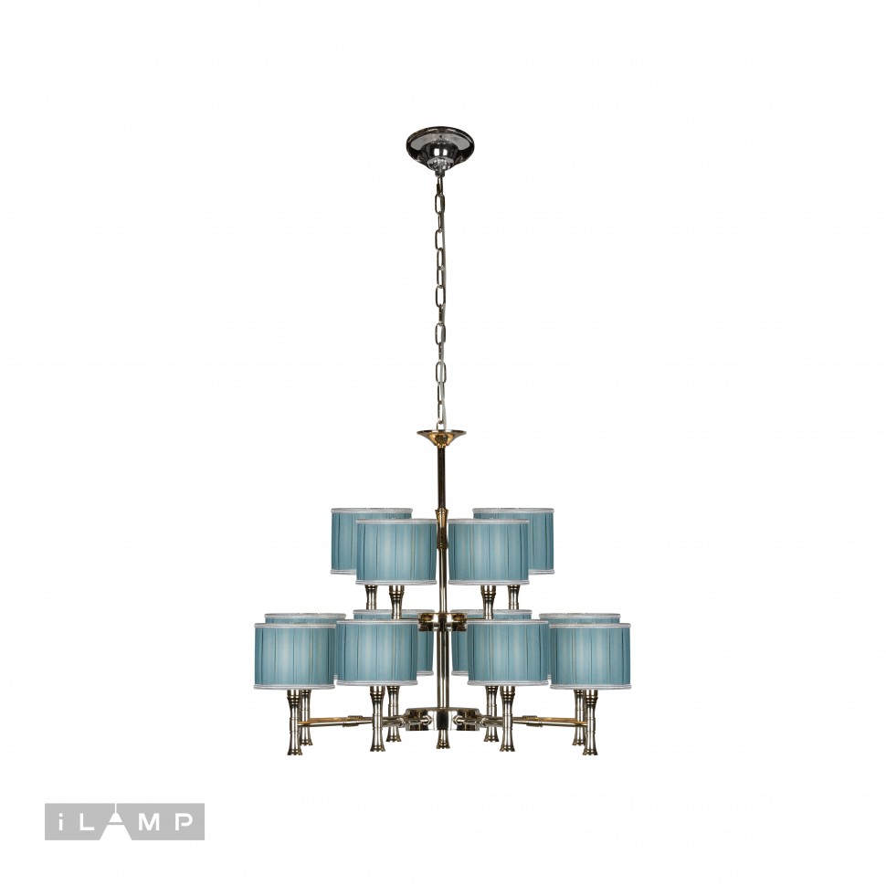 подвесная люстра ilamp arcadia 85095/8+4 хром, доставка по Казахстану 
