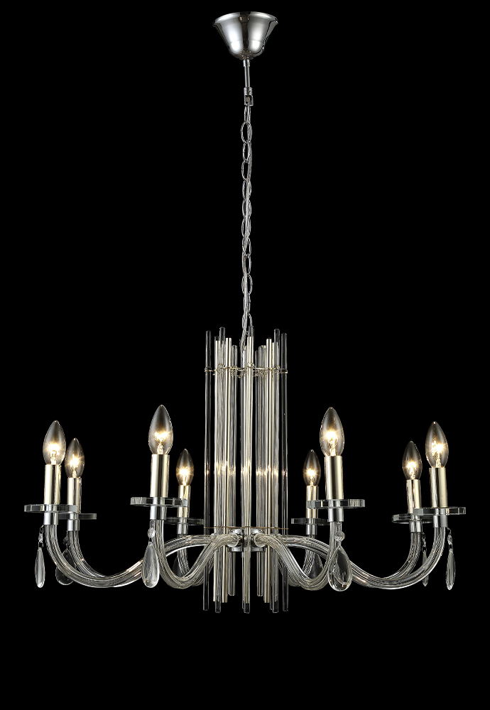 Дополнительная картинка Люстра Crystal Lux Люстра AURELIO 0210/308