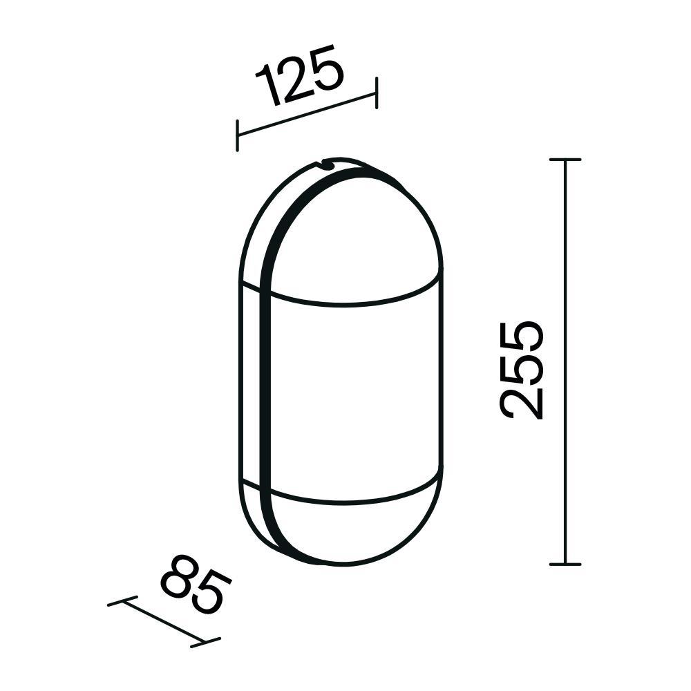 Дополнительная картинка Настенный светильник (бра) Outdoor O449WL-01GF