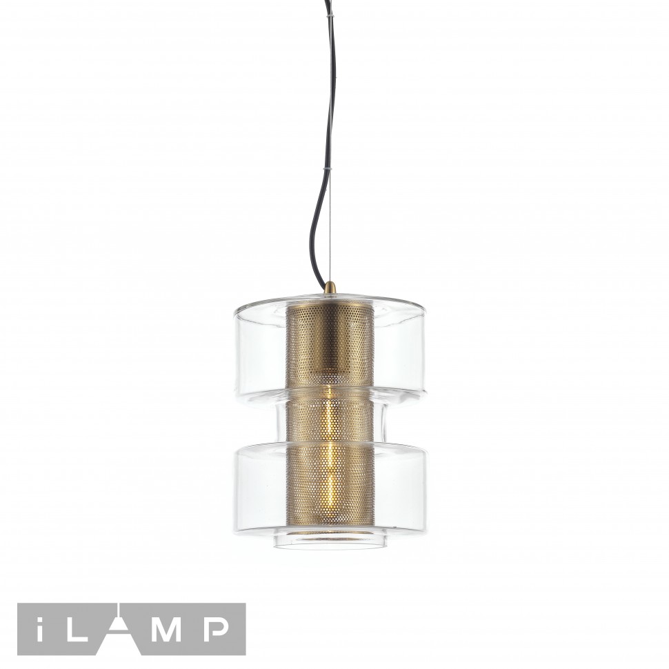 Картинка Светильник подвесной iLamp Brick P7555-1 GD