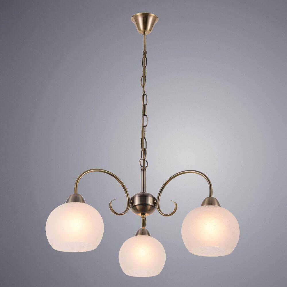 Дополнительная картинка Подвесная люстра Arte Lamp A9317LM-3AB
