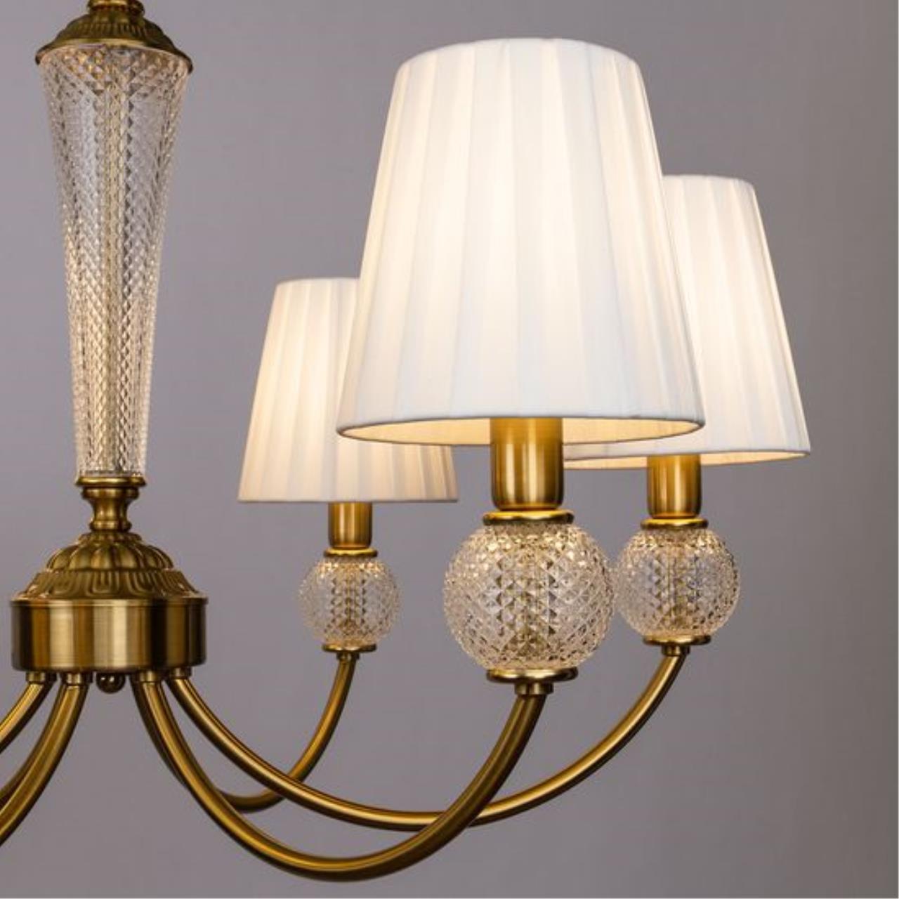 Дополнительная картинка Подвесная люстра Arte Lamp Gracie A7301LM-6PB