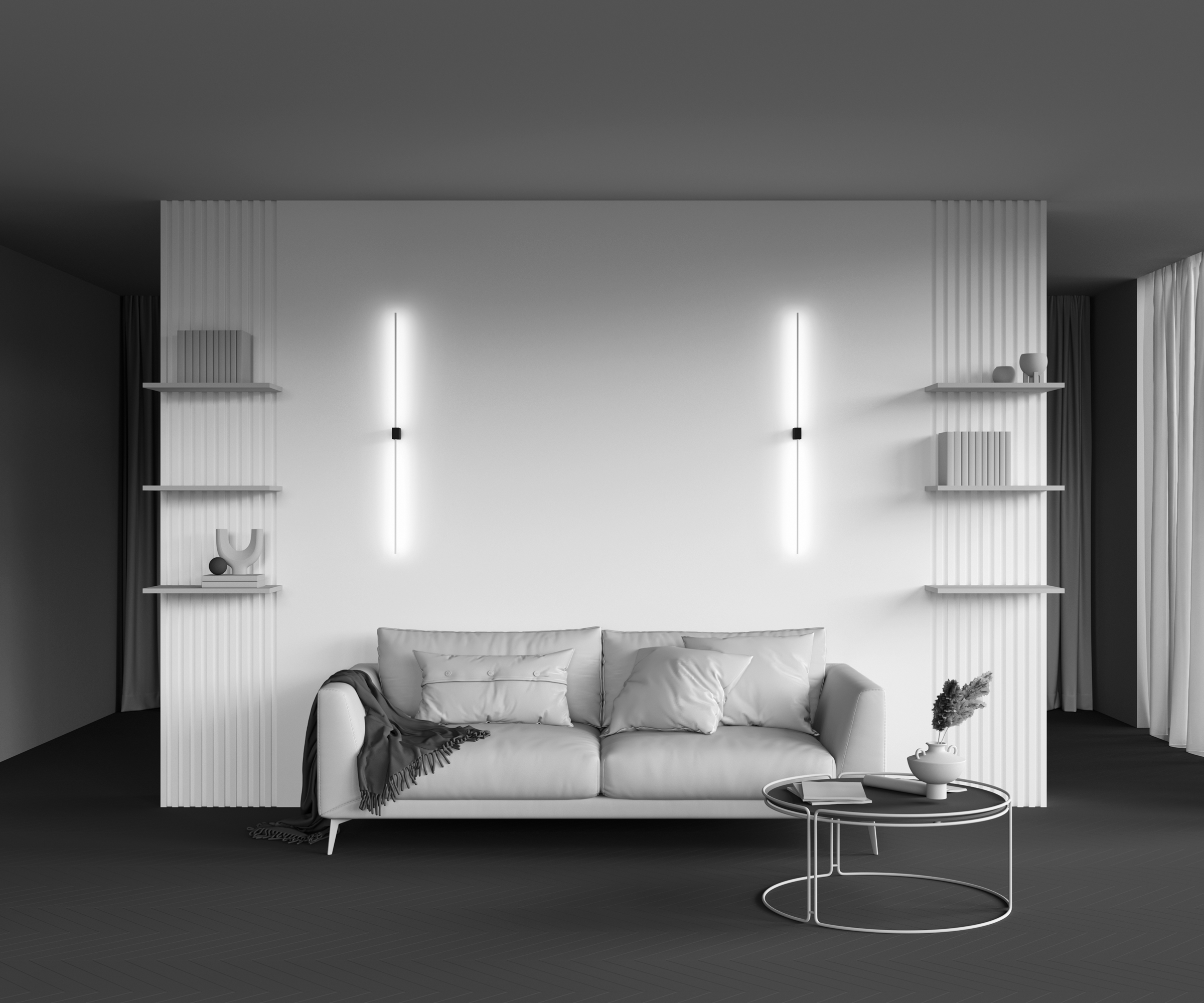 Дополнительная картинка Настенный светильник (бра) Technical C071WL-L12W3K