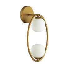 С 2 плафонами на стену Бра Odeon Light Modern Slota 4808/2W, доставка по Казахстану 