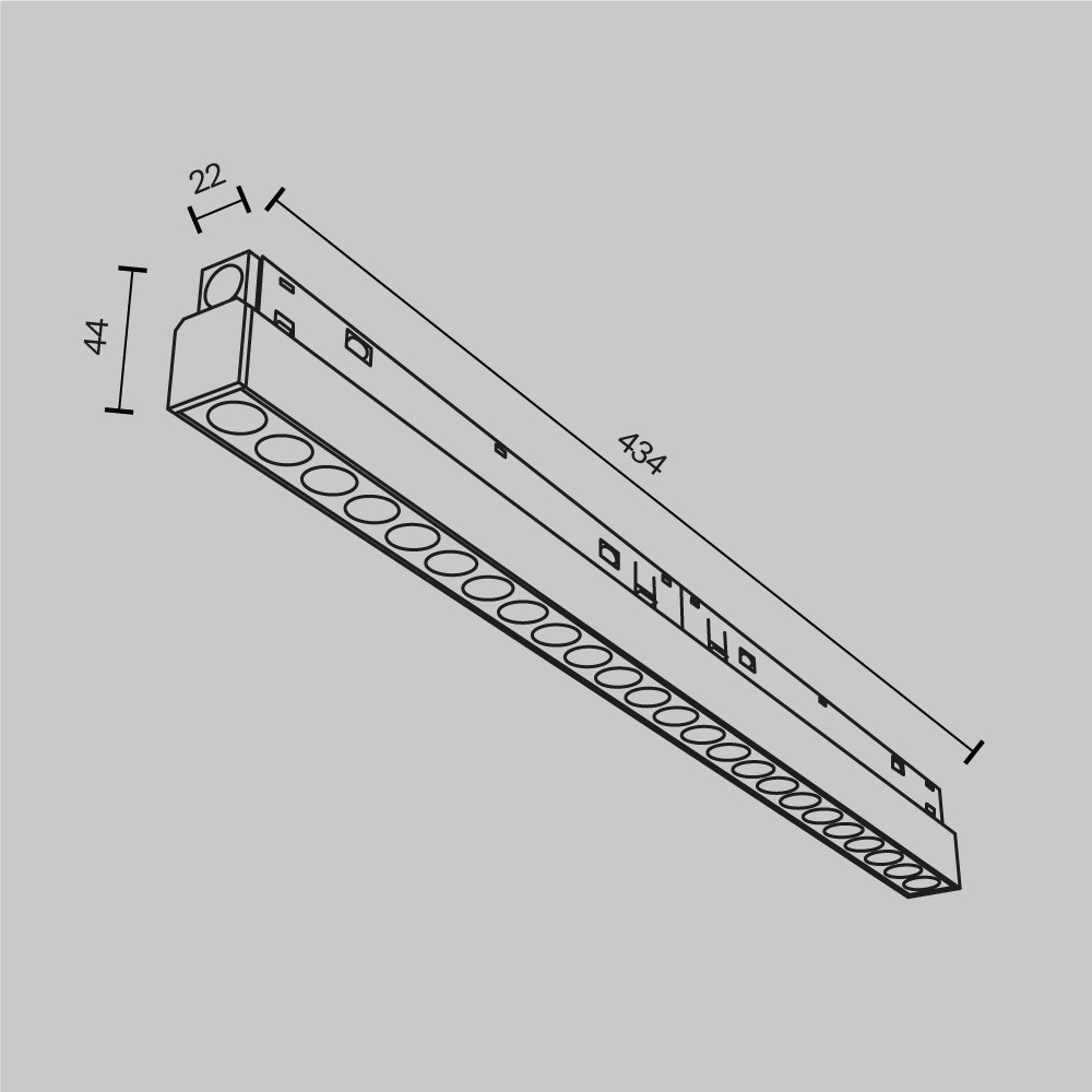 Дополнительная картинка Трековый светильник Technical TR031-2-24W3K-W