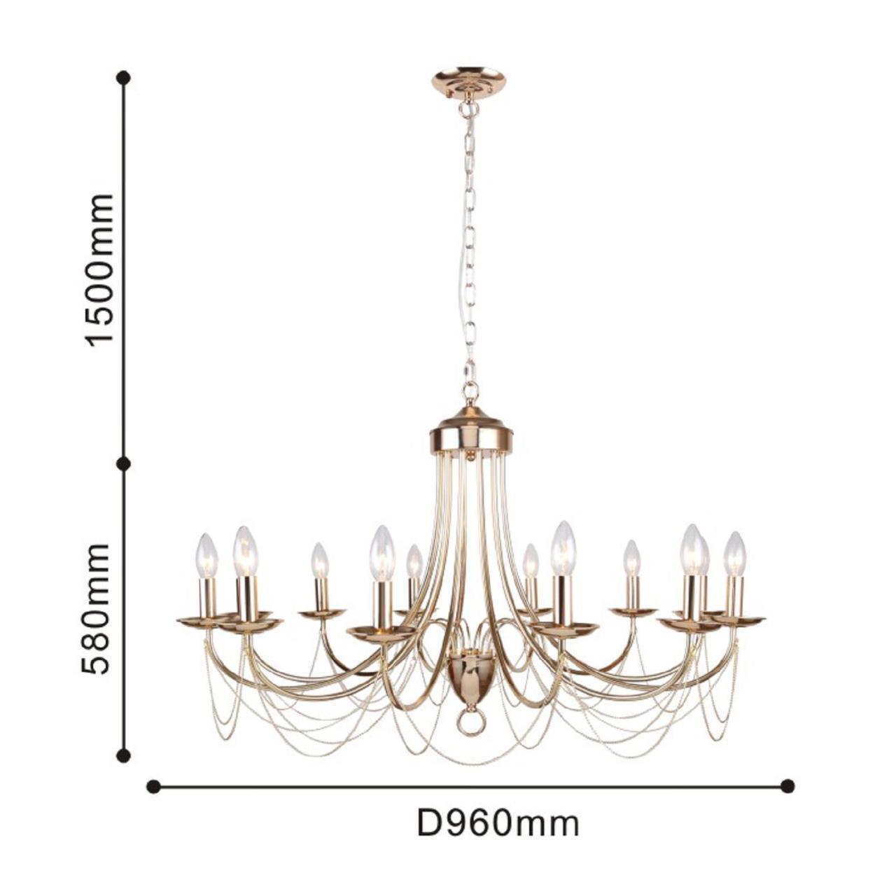Картинка Подвесная люстра F-Promo Plini 2591-12P