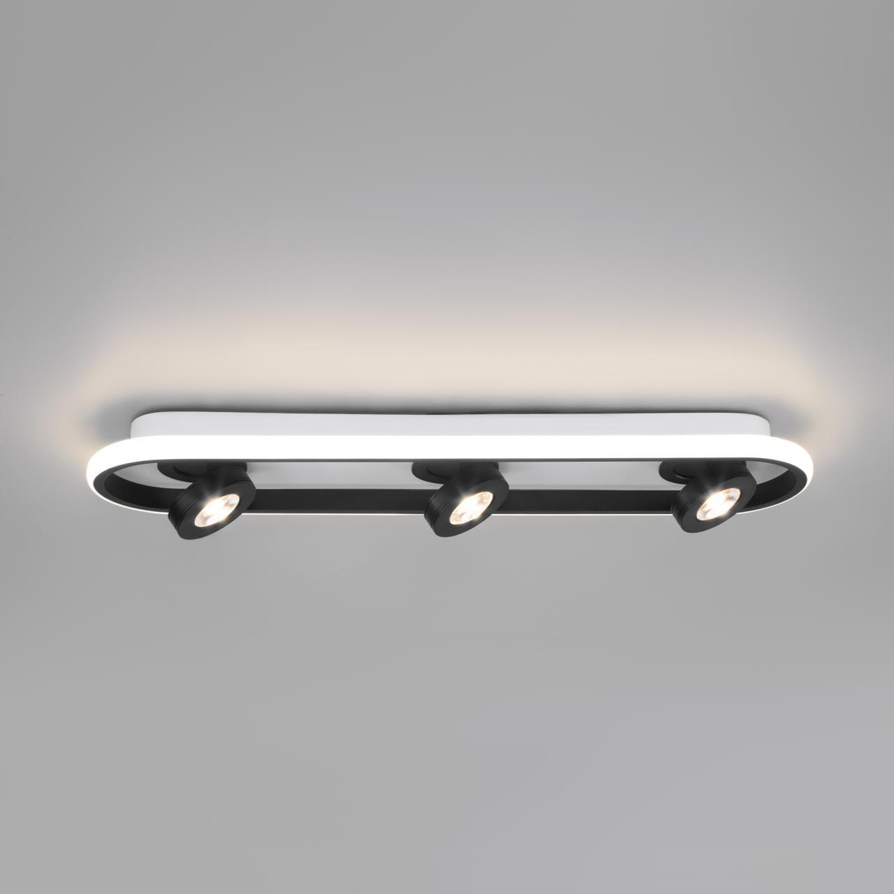 Картинка Потолочный светодиодный светильник 20123/3 LED белый/черный