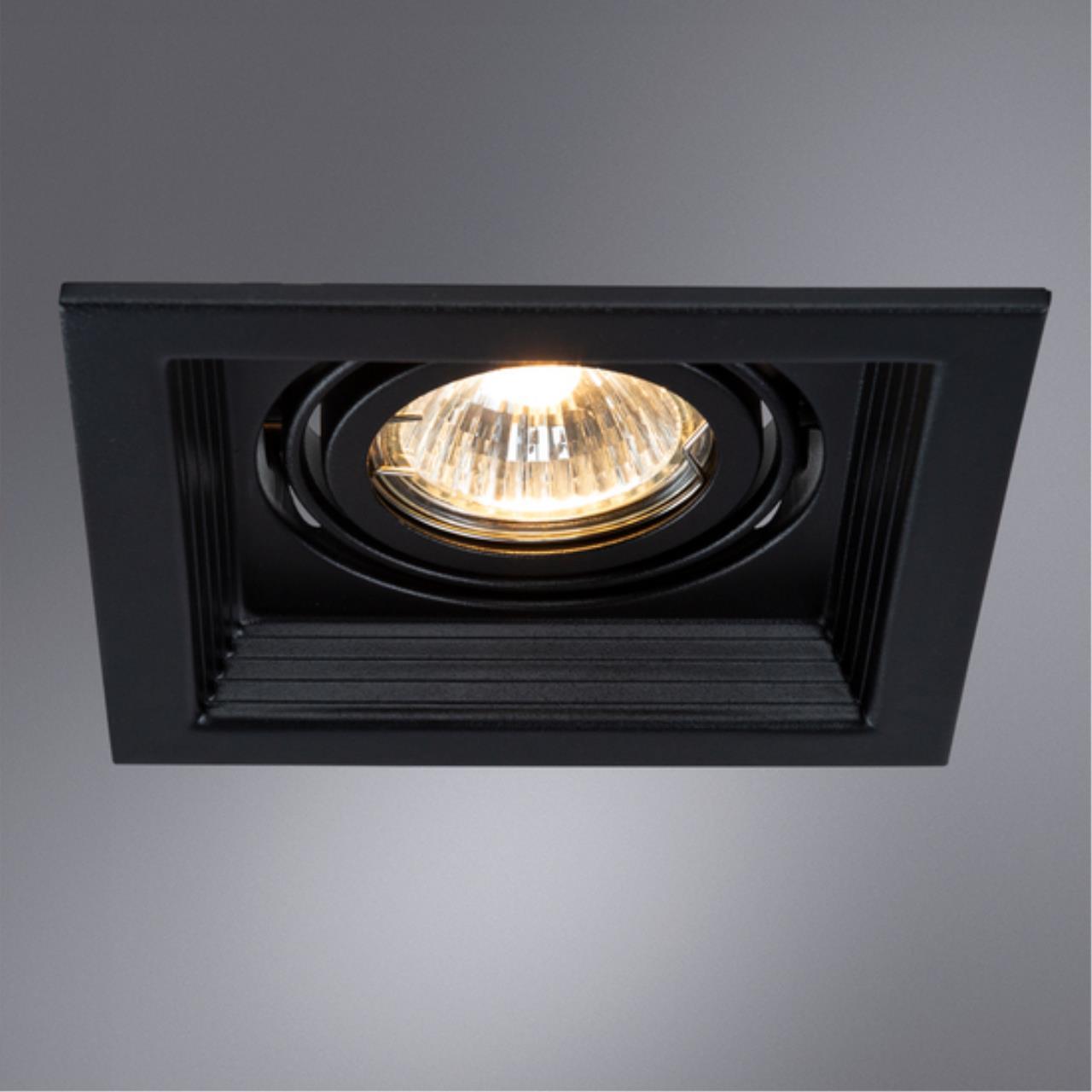 Дополнительная картинка Встраиваемый светильник Arte Lamp Canis A6661PL-1BK