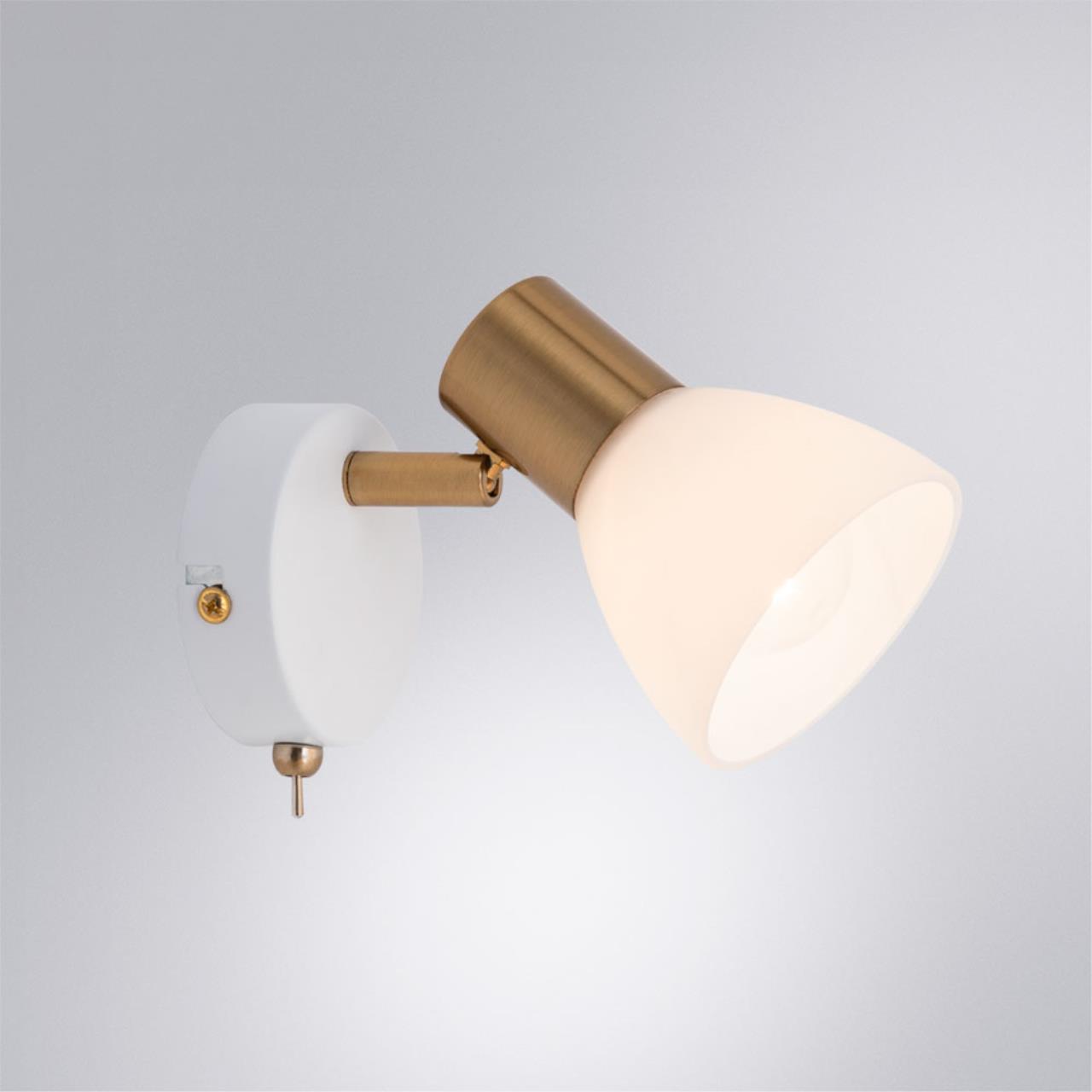 Дополнительная картинка Спот Arte Lamp Falena A3117AP-1WH