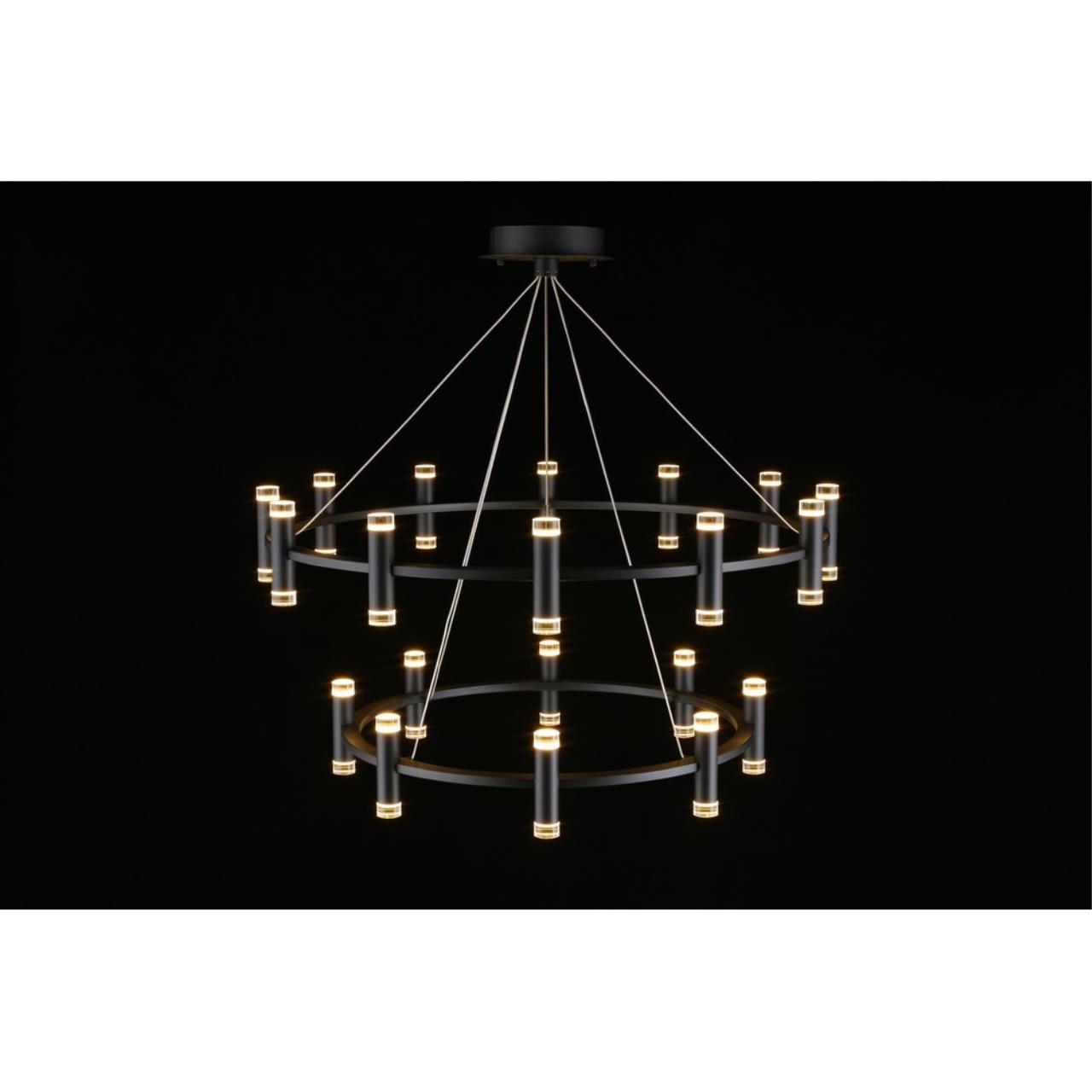 Картинка Подвесная светодионая люстра Aployt Klarcia APL.037.03.200