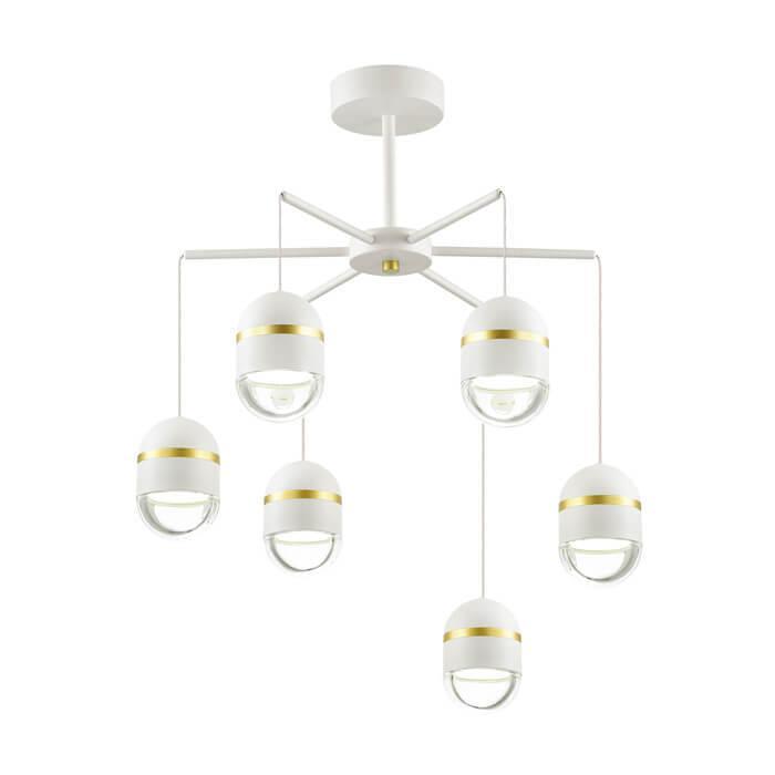 подвесная светодиодная люстра odeon light minion 4117/30cl, доставка по Казахстану 