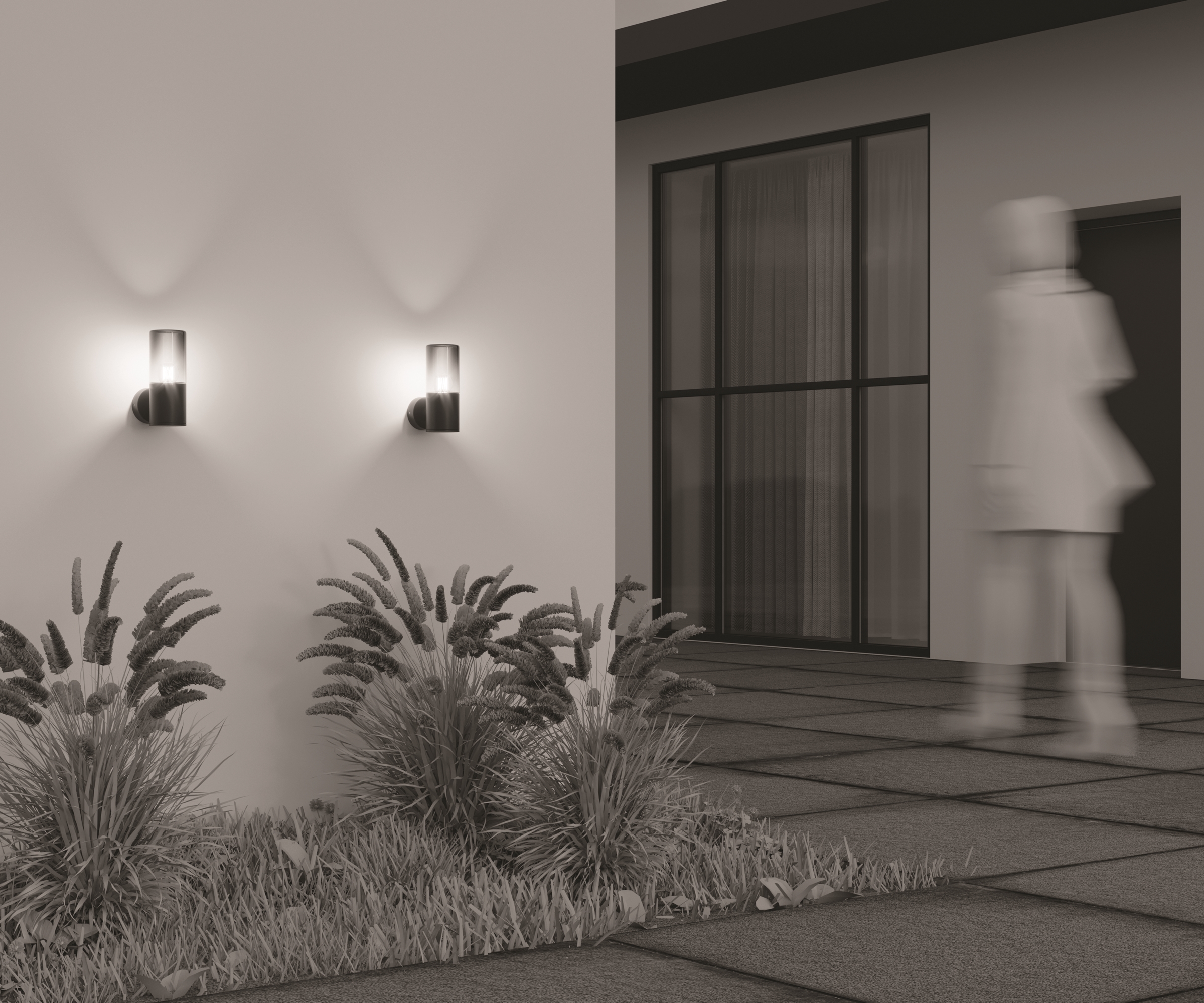 Дополнительная картинка Настенный светильник Outdoor O432WL-01GF