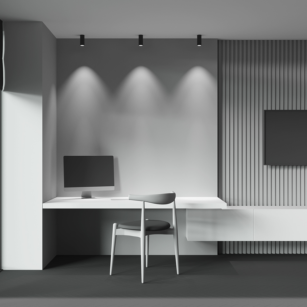 Картинка Потолочный светильник Technical C056CL-L12B3K-W-B